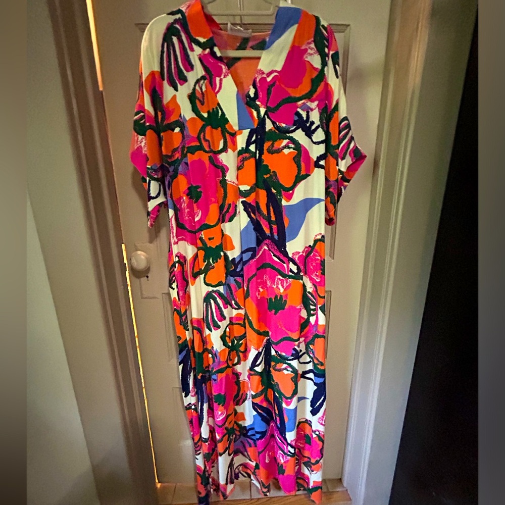 Bel Kazan Poppy Kaftan size M/L